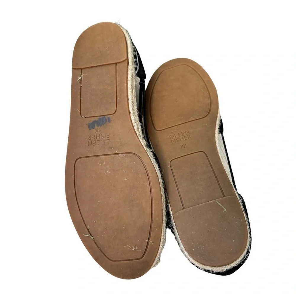 Eileen Fisher | Black Lee Espadrille Size 8.5
